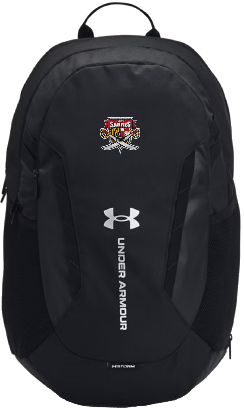SOMD Lady Sabres UA Hustle 6.0 Team Backpack