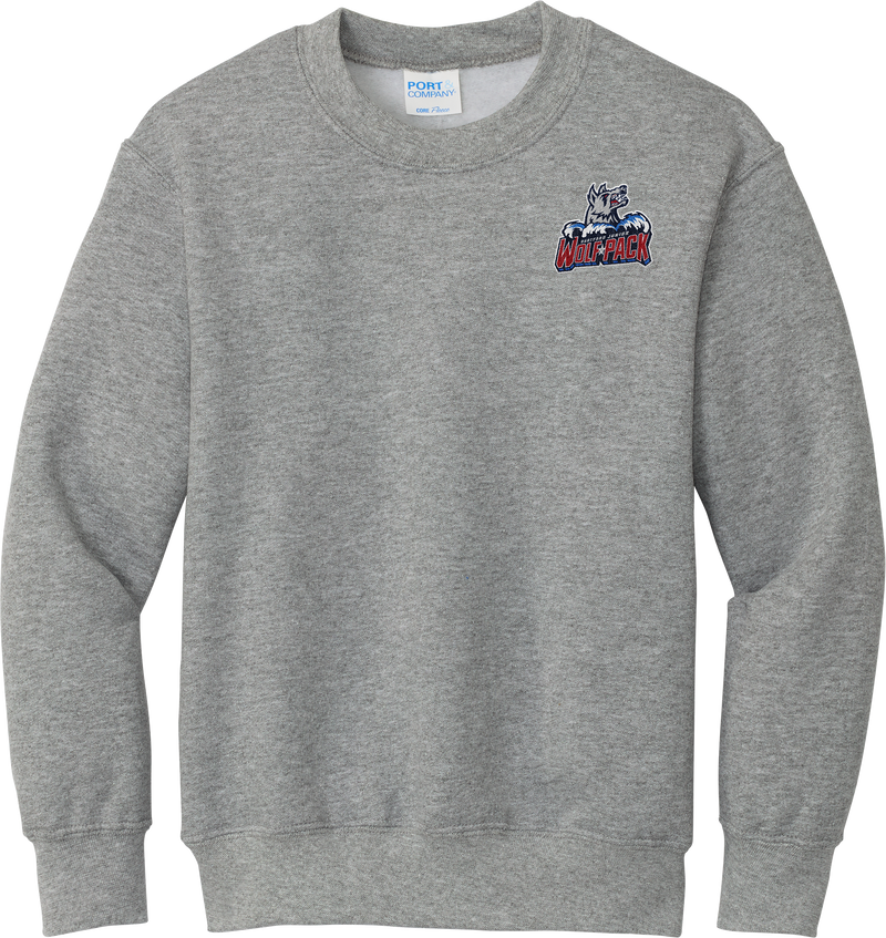 Hartford Jr. Wolfpack Youth Core Fleece Crewneck Sweatshirt