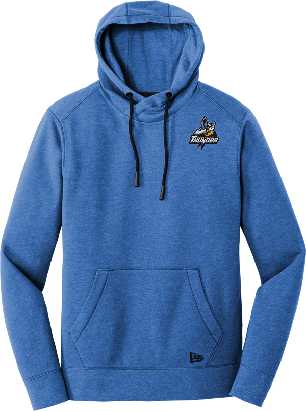 Mon Valley Thunder New Era Tri-Blend Fleece Pullover Hoodie