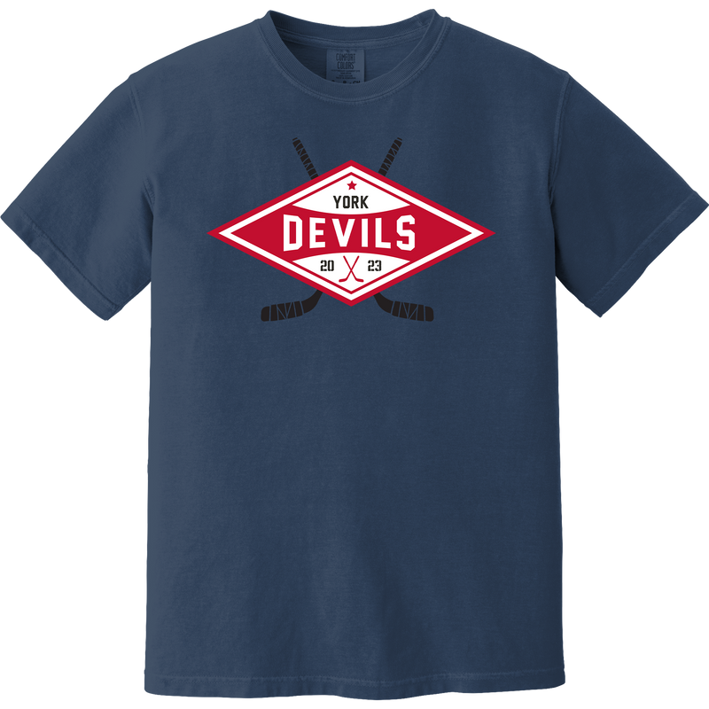 York Devils Heavyweight Ring Spun Tee