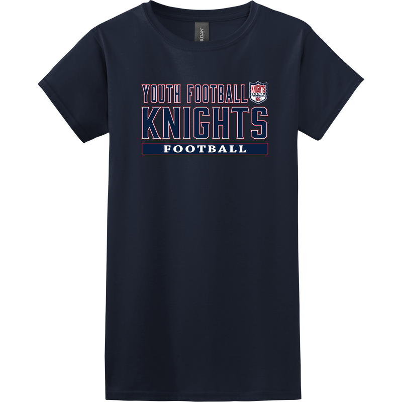 Knights Youth Football Softstyle Ladies T-Shirt