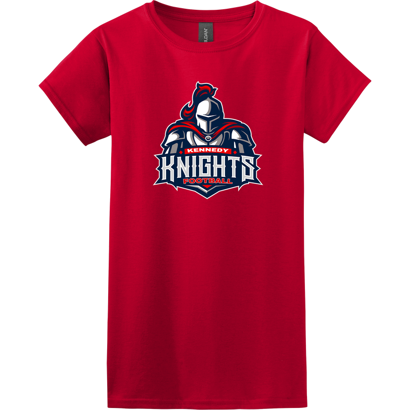 JFK Knights Football Softstyle Ladies' T-Shirt