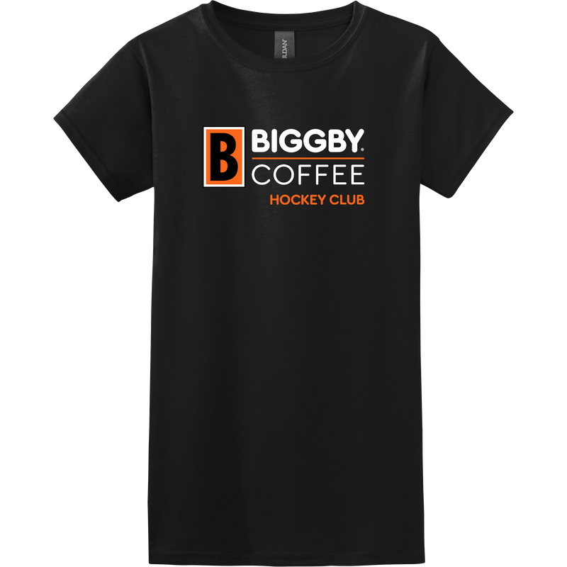 Biggby Coffee Hockey Club Softstyle Ladies' T-Shirt