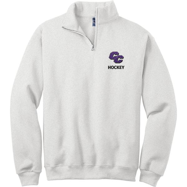 Curry College NuBlend 1/4-Zip Cadet Collar Sweatshirt