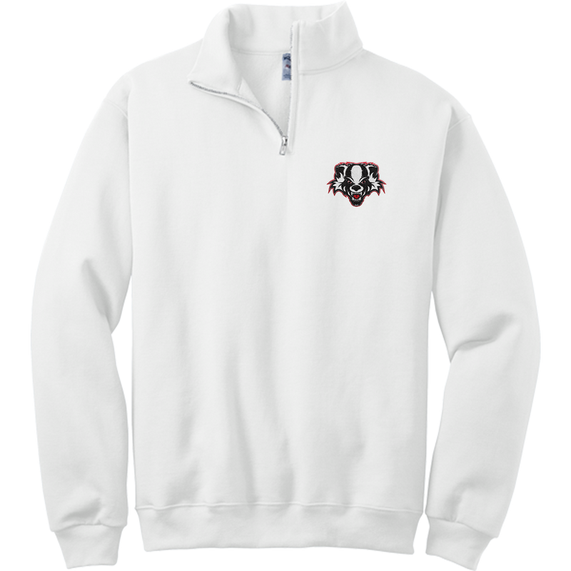 Scary Badgers NuBlend 1/4-Zip Cadet Collar Sweatshirt
