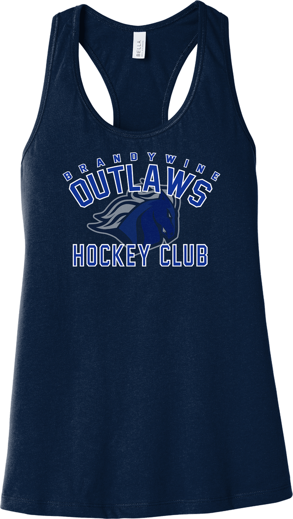 Brandywine Outlaws Womens Jersey Racerback Tank