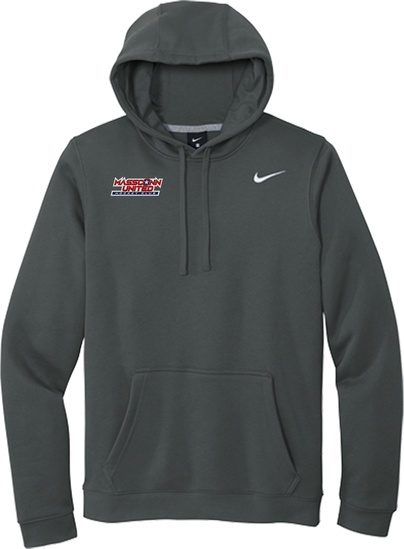 Mass Conn United Nike Club Fleece Pullover Hoodie