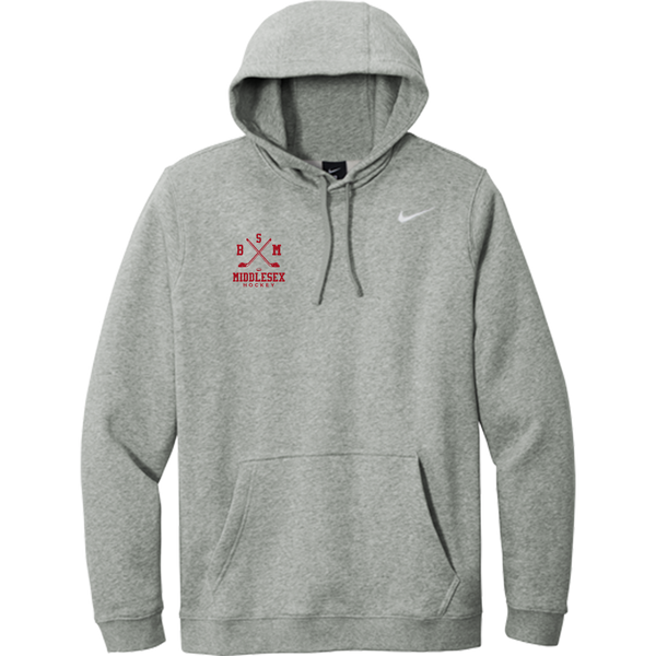 BSM Middlesex Nike Club Fleece Pullover Hoodie