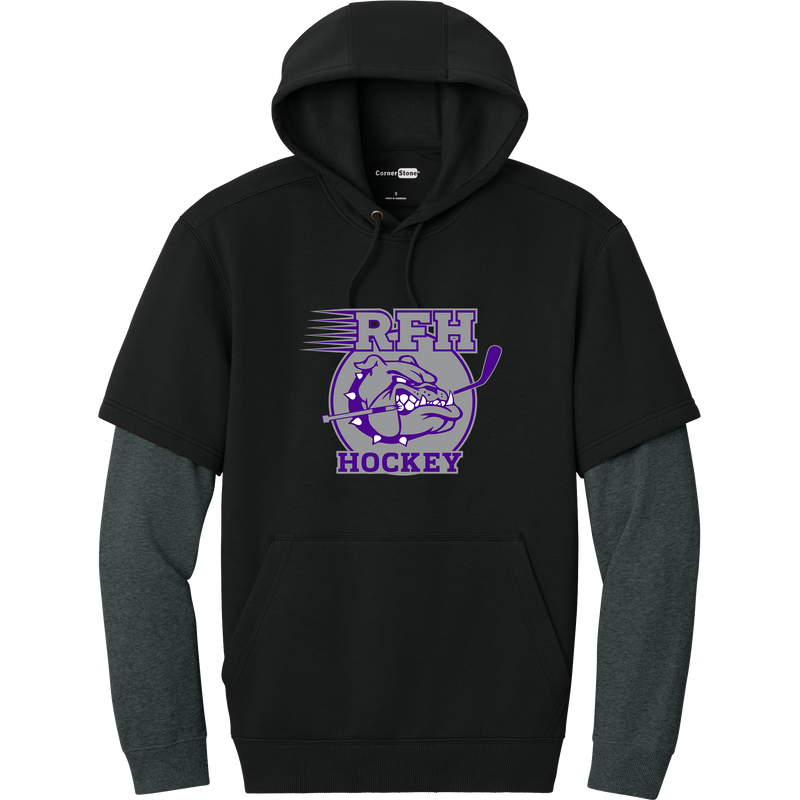 Rumson-Fair Haven Tough Fleece Layered Hoodie