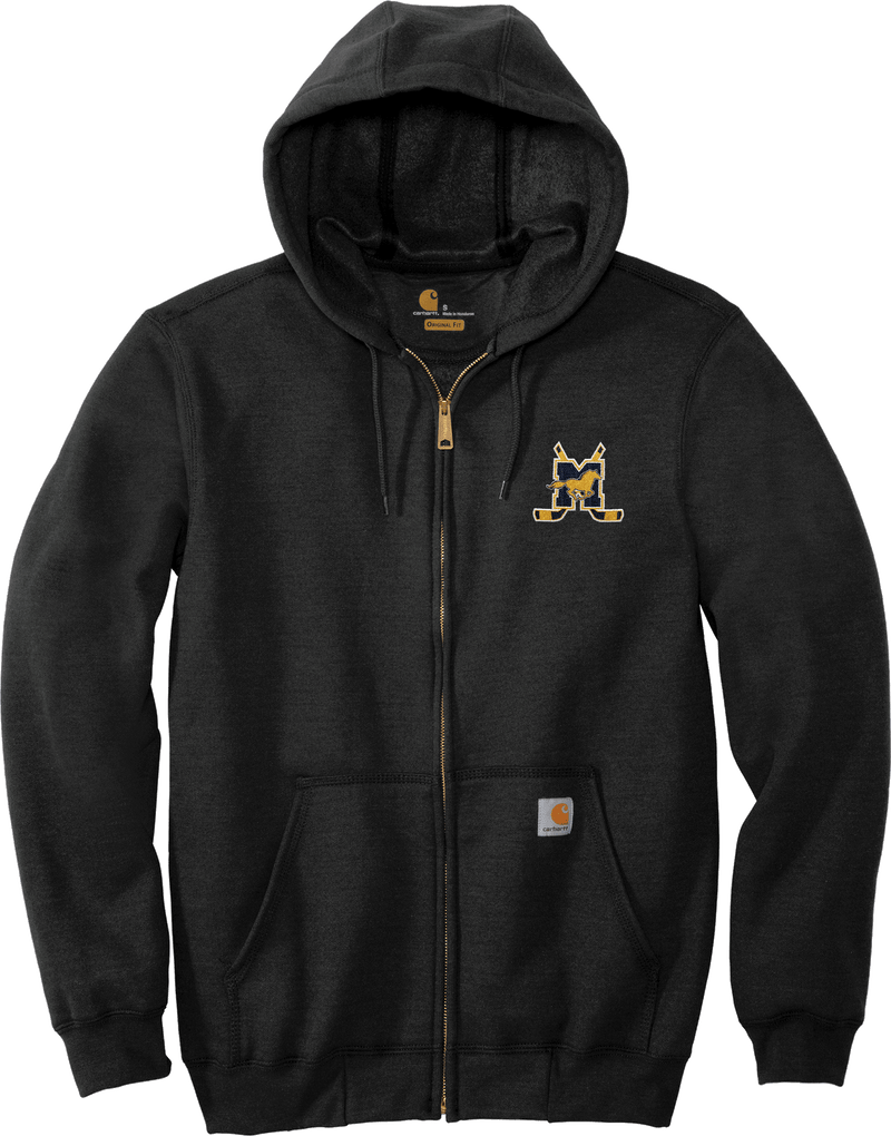 Marlboro Hockey Carhartt Midweight Hooded Zip-Front Sweatshirt