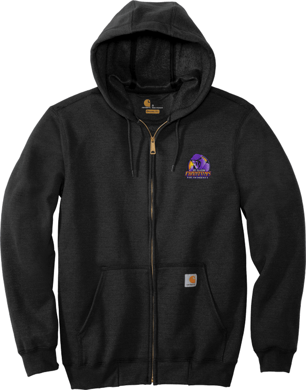 Jr. Phantoms Carhartt Midweight Hooded Zip-Front Sweatshirt