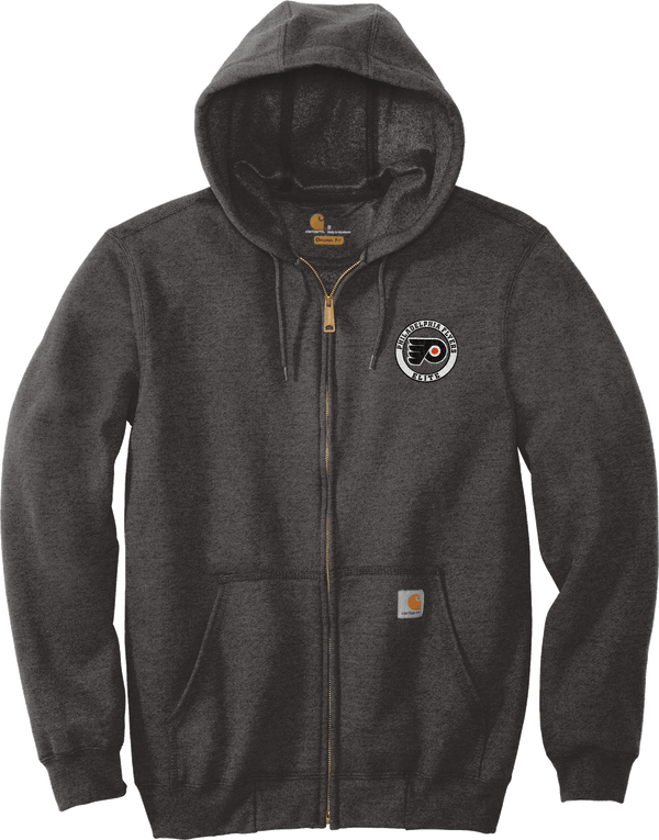 Philadelphia Flyers Elite Carhartt Midweight Hooded Zip-Front Sweatshirt