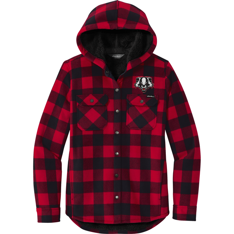 Scary Badgers Eddie Bauer Ladies Woodland Shirt Jac