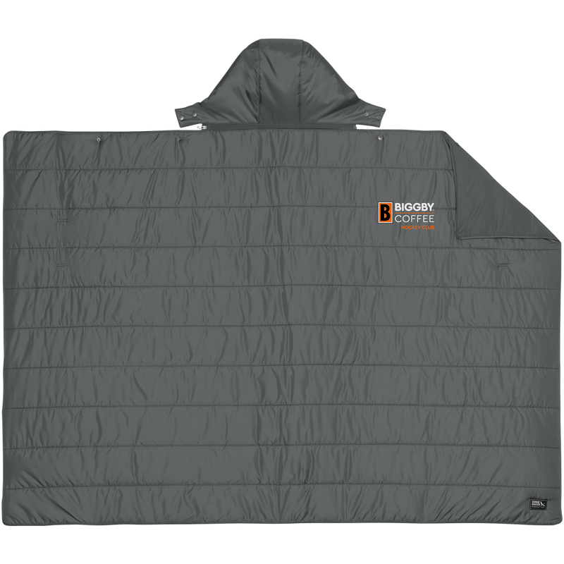 Biggby Coffee Hockey Club Eddie Bauer Puffy Camp Poncho