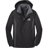 Mid-State Mustangs Colorblock 3-in-1 Jacket