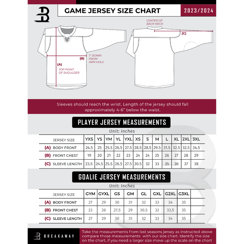 Chelsea Bulldogs Adult Goalie Hybrid Jersey