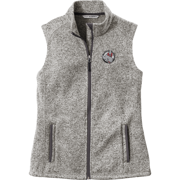 CT Whalers Tier 2 Ladies Sweater Fleece Vest