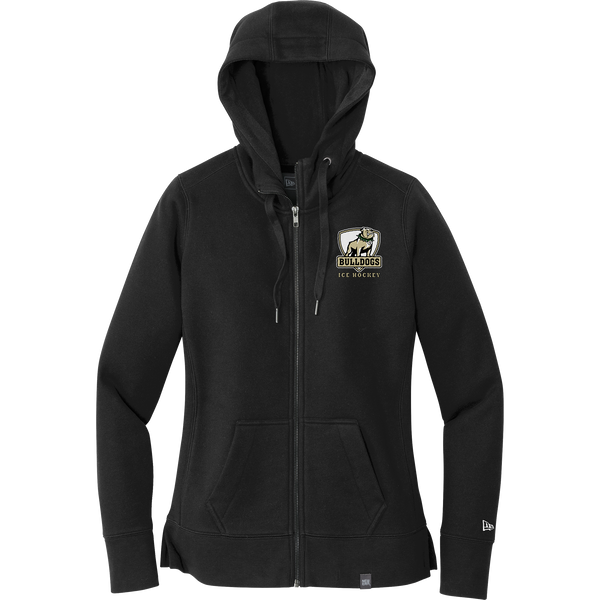 HVM Bulldogs New Era Ladies French Terry Full-Zip Hoodie