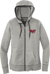 York Devils New Era Ladies French Terry Full-Zip Hoodie