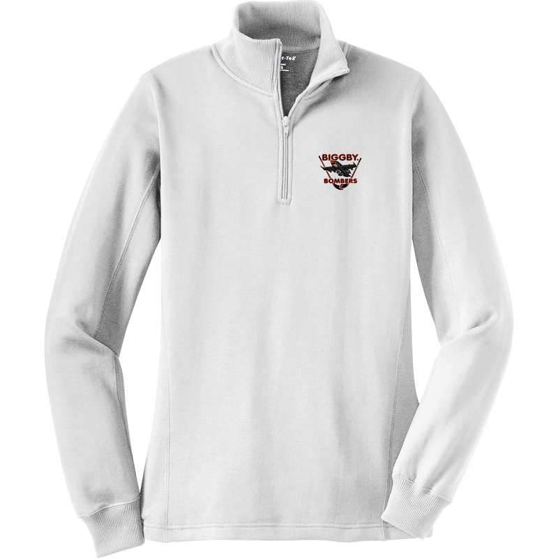 Biggby Bombers Ladies 1/4-Zip Sweatshirt
