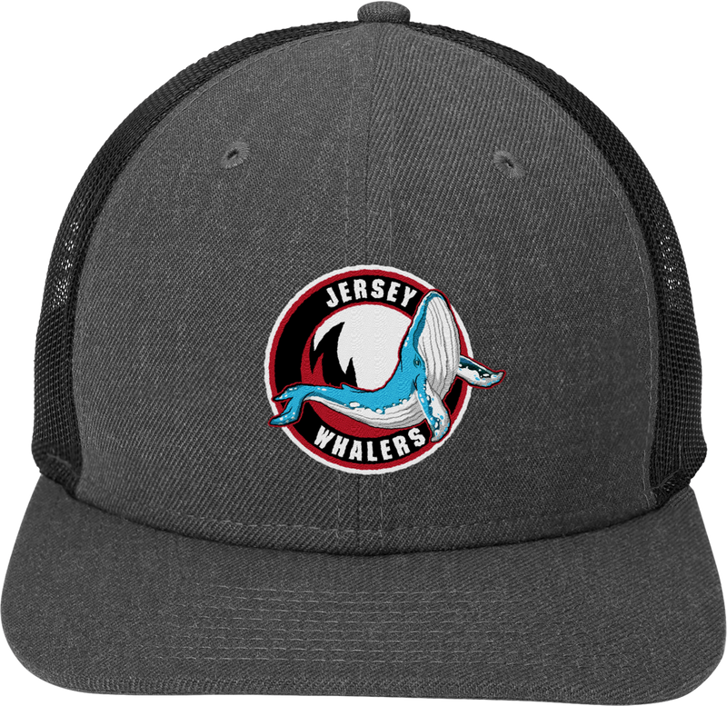 Jersey Shore Whalers New Era Snapback Low Profile Trucker Cap