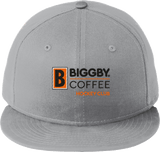 Biggby Coffee Hockey Club New Era Flat Bill Snapback Cap