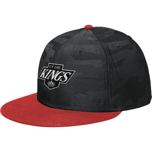 CT Oil Kings New Era Camo Flat Bill Snapback Cap