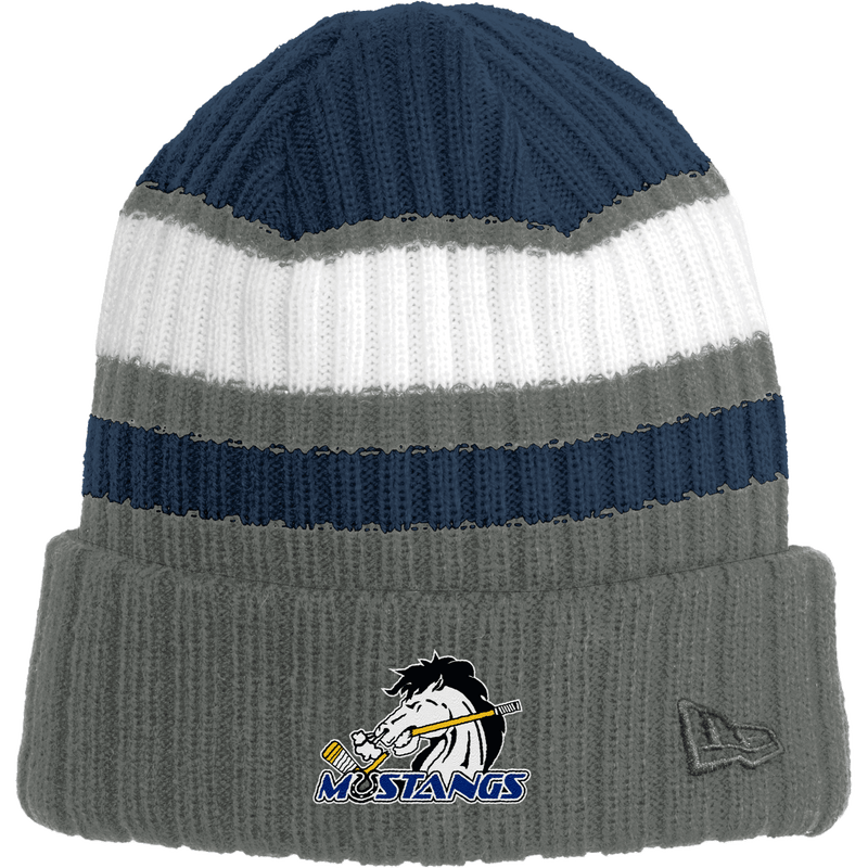 Mid-State Mustangs New Era Ribbed Tailgate Beanie