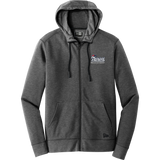 Secaucus Patriots New Era Tri-Blend Fleece Full-Zip Hoodie