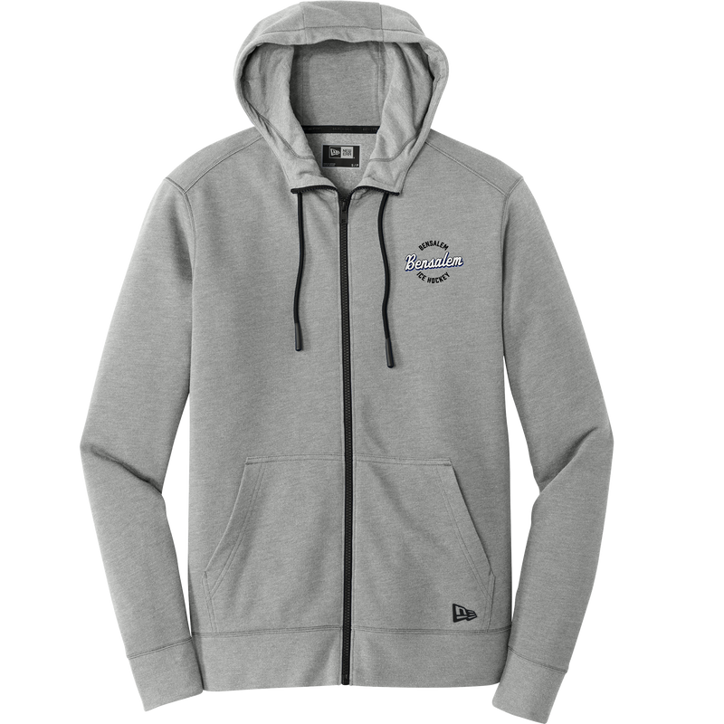 Bensalem New Era Tri-Blend Fleece Full-Zip Hoodie