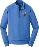 Philadelphia Blazers New Era Tri-Blend Fleece 1/4-Zip Pullover