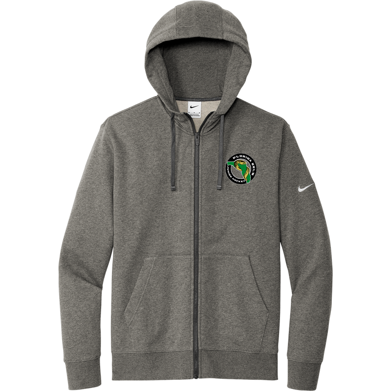 Florida Eels Nike Club Fleece Sleeve Swoosh Full-Zip Hoodie