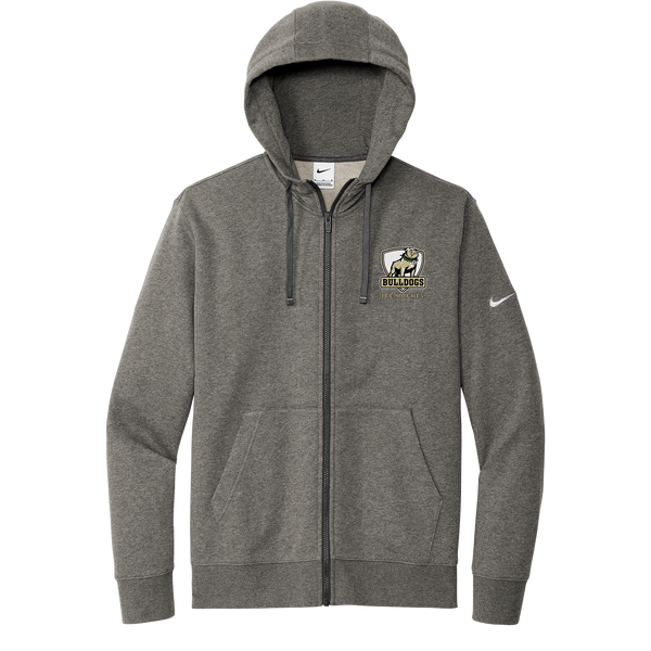 HVM Bulldogs Nike Club Fleece Sleeve Swoosh Full-Zip Hoodie