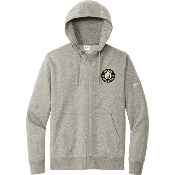 Upland Country Day School Nike Club Fleece Sleeve Swoosh Full-Zip Hoodie