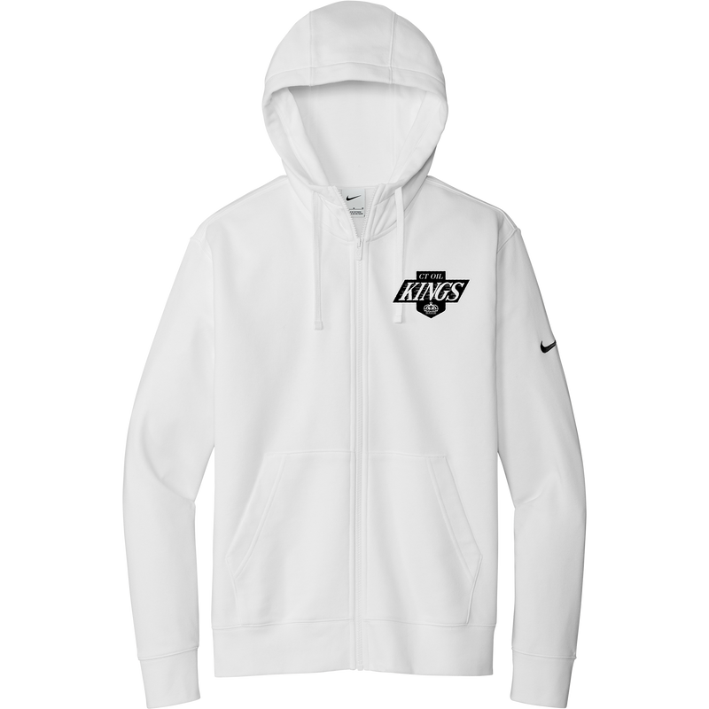 CT Oil Kings Nike Club Fleece Sleeve Swoosh Full-Zip Hoodie