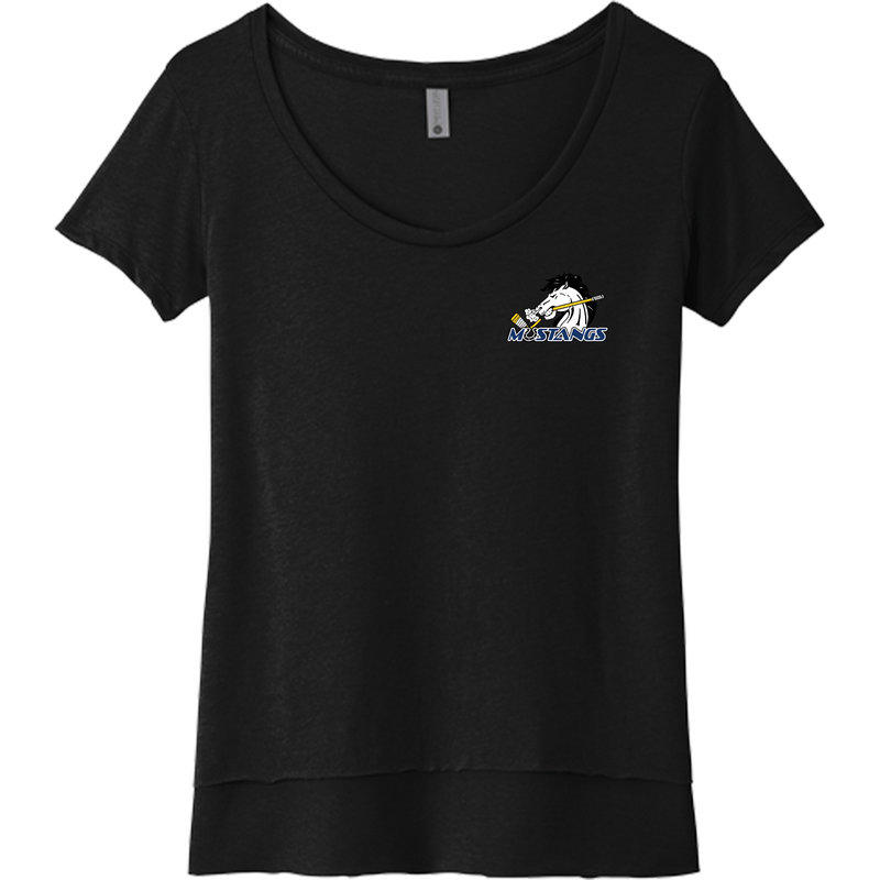 Mid-State Mustangs Womens Festival Scoop Neck Tee