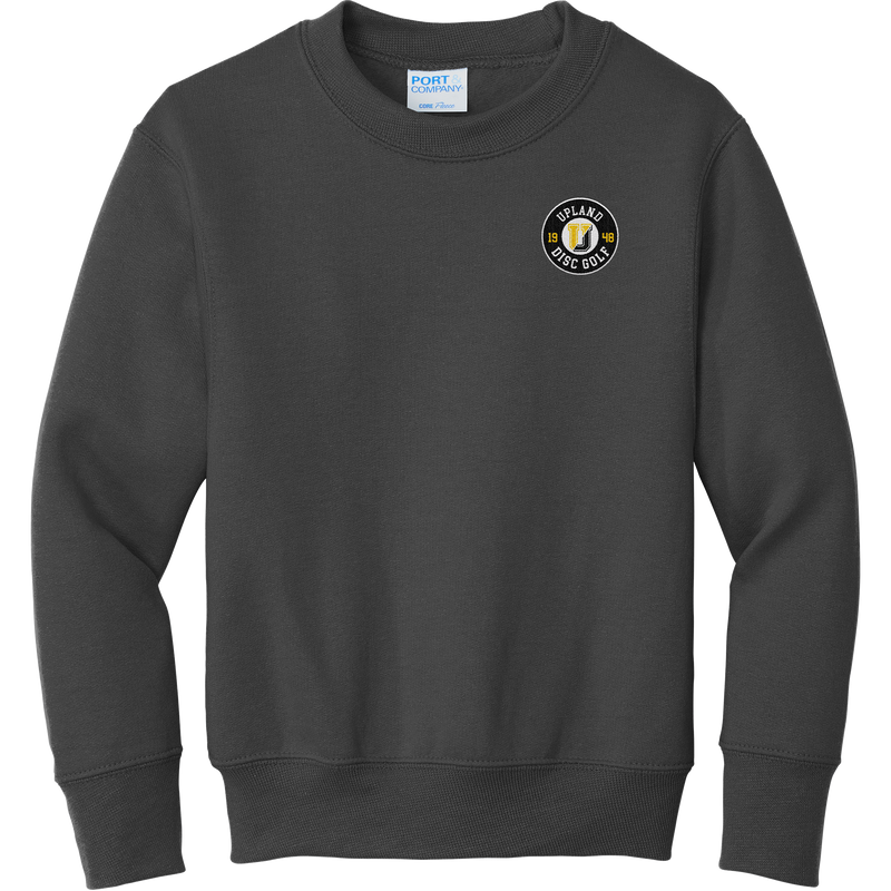 Upland Disc Golf Youth Core Fleece Crewneck Sweatshirt