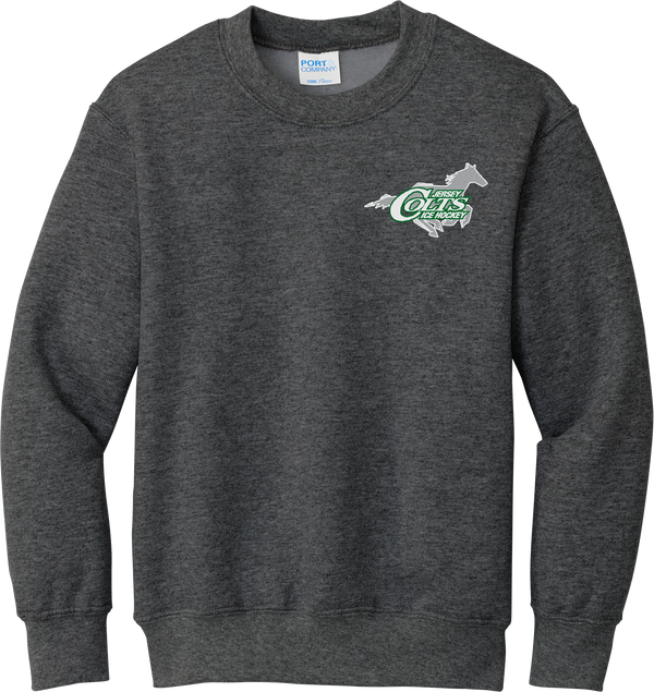 NJ Colts Youth Core Fleece Crewneck Sweatshirt