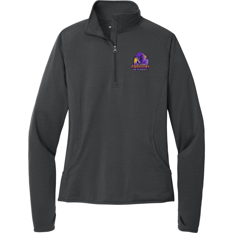 Jr. Phantoms Ladies Sport-Wick Stretch 1/4-Zip Pullover