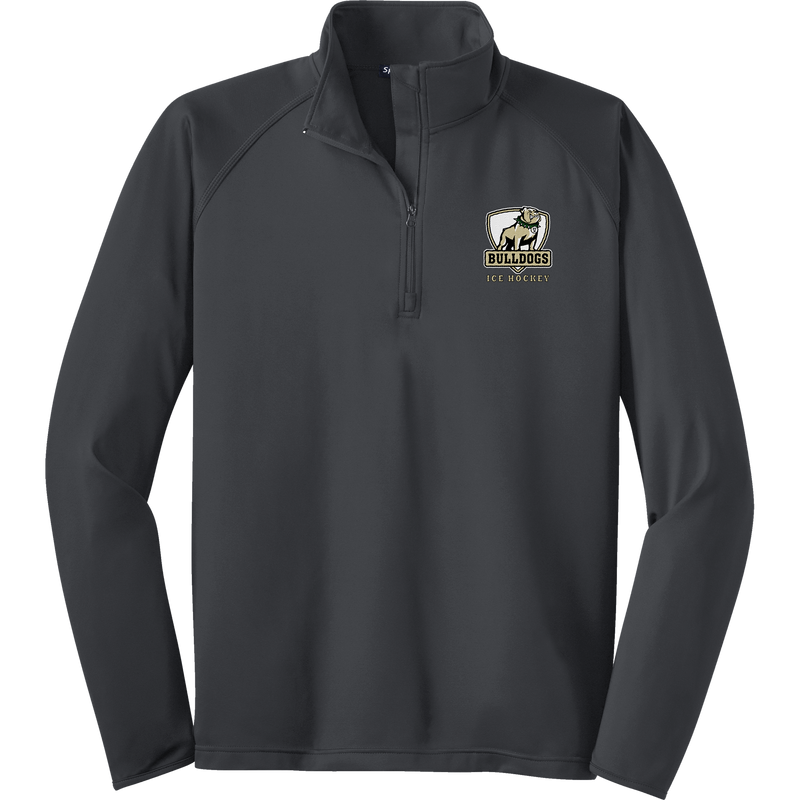 HVM Bulldogs Sport-Wick Stretch 1/4-Zip Pullover