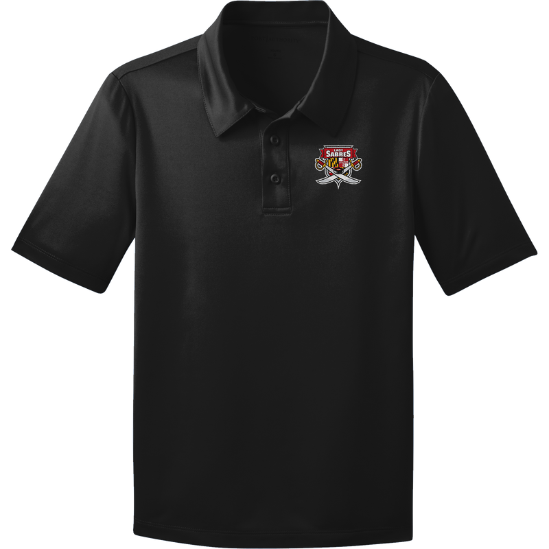 SOMD Lady Sabres Youth Silk Touch Performance Polo