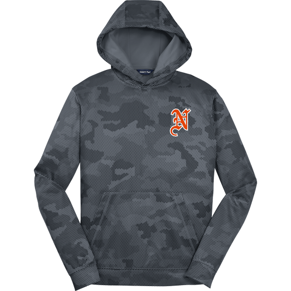 Midd North Hockey Youth Sport-Wick CamoHex Fleece Hooded Pullover