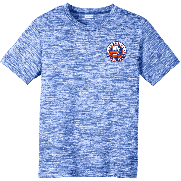 PAL Jr. Islanders Youth PosiCharge Electric Heather Tee