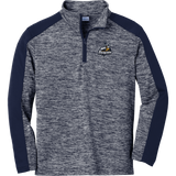 Mon Valley Thunder Youth PosiCharge  Electric Heather Colorblock 1/4-Zip Pullover