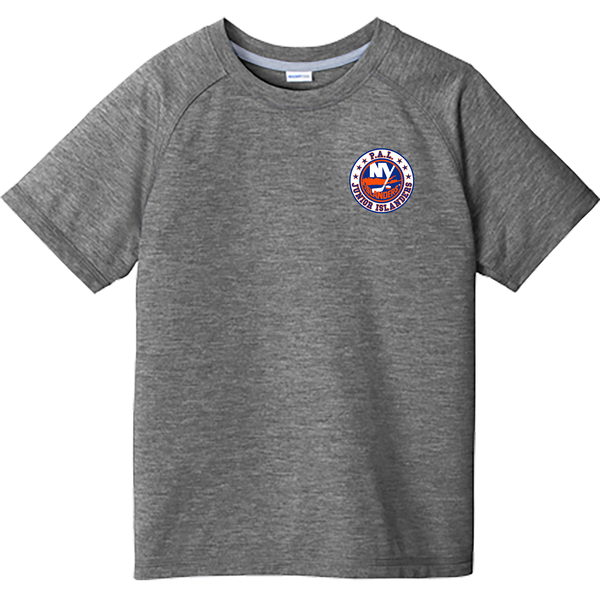 PAL Jr. Islanders Youth PosiCharge Tri-Blend Wicking Raglan Tee